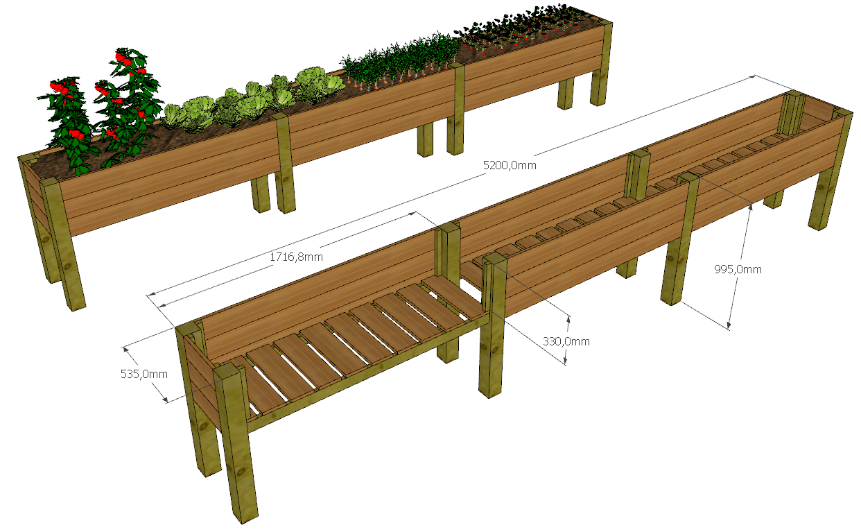Plan potager suspendu Sylvain Z.